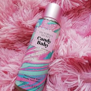 bvlgari tygar ideal: Victoria's Secret brendindən "Candy Baby" ətirli spreyi. Bu sprey