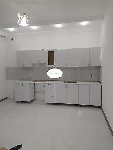 mətbəx dolab: Sifarişlə mətbəx dəsti, Özü çəkən petlələr, Mat laminat, Kredit yoxdur, Pulsuz çatdırılma, Rayonlara çatdırılma — 2