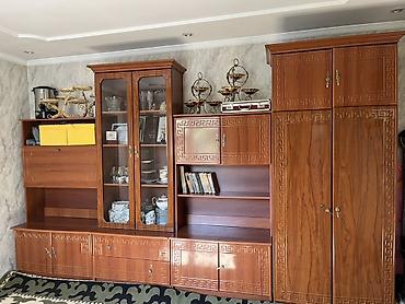 часы комнатные: Стенка-шкаф, Тип стенки-шкафа: Модульная, Для зала, Б/у, Особенности: Для хранения посуды — 1