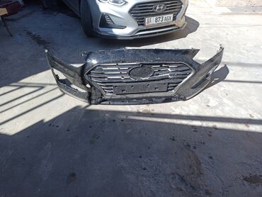 бампер хундай саната: Алдыңкы Бампер Hyundai 2019 г., Колдонулган, түсү - Кара, Оригинал