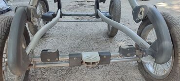 Коляски: Коляска, цвет - Голубой, Б/у — 9