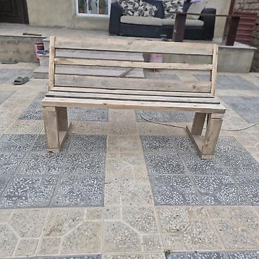 45 derece: Taxta bağ skamyası isdeyen ucun stol da yiqilir - Material: təbii — 1