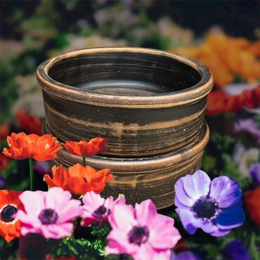 Qazanlar: Qazan, rəng - Qəhvəyi, Keramika — 15