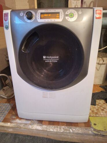 maşın kamerasi: Paltaryuyan maşın Hotpoint Ariston, 7 kq, İşlənmiş, Avtomat, Qurutmasız, Kredit yoxdur