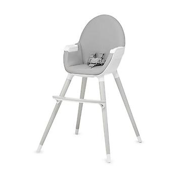 slike auta: Kinderkraft High stolica za hranjenje 2u1 FINI – Full Grey Šifra — 2