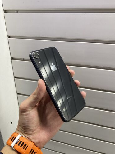 купить iphone x 256 бу: IPhone Xr, Колдонулган, 64 ГБ, Кара, Коргоочу айнек, Каптама, 100 %