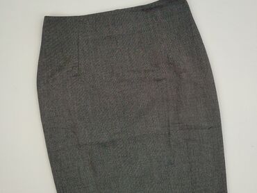 czarne trapezowe spódnice midi: H&M, Women`s skirt, size L