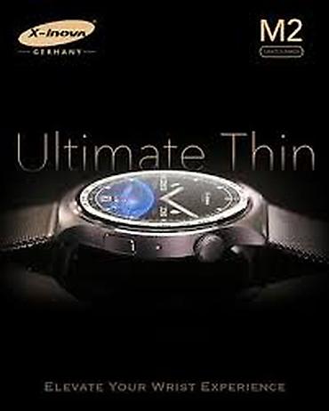 smart wach: Kateqoriya: Smart saatlar Brend: X-Inova Model: M2 Black Təsvir — 1