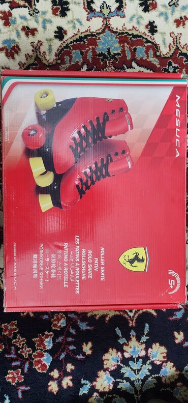 38 41 ölçülü roliklər: Orijinal Mesuca Roller Skate Ferrari Edition. 38 Ayaq Razmeri,Çəki 60