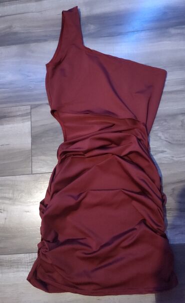 haljine sečene ispod grudi: M (EU 38), L (EU 40), color - Burgundy, Evening, Other sleeves