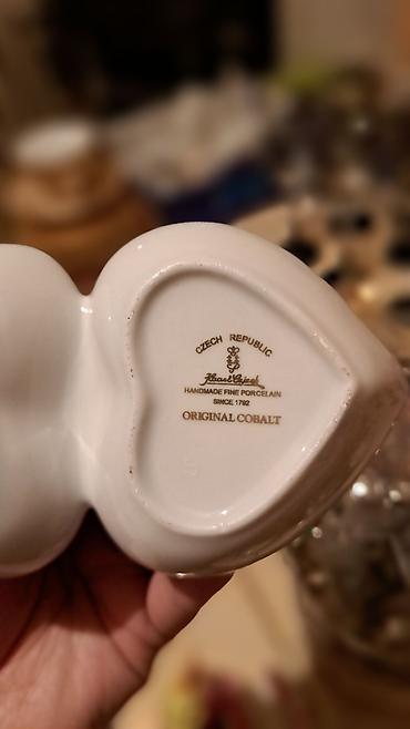 cerez qablari: Məhsul: Çexiya istehsalı, əl işı incə porselen ikili — 2