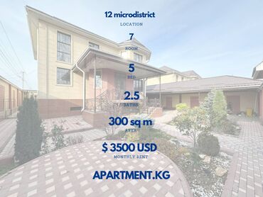 Долгосрочная аренда домов: 300 м², 7 комнат — 20