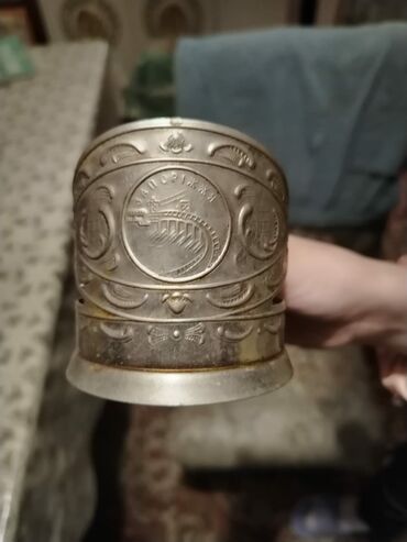 qum adası: Antik metal stəkanaltı (podstakannik) – “Zaporižžja” (Запоріжжя)