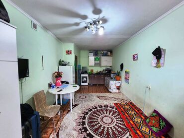 1 комната гостиничного типа: 1 бөлмө, 25 кв. м, Жатакана жана мейманкана түрүндө, 4 кабат, Косметикалык ремонт