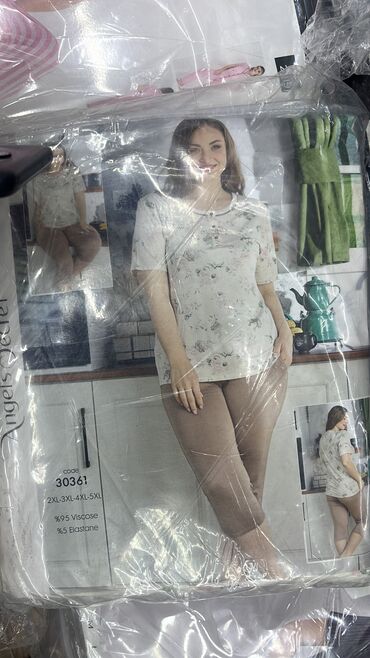 Пижамы: Пижама, Хлопок, Турция, Все размеры — 2