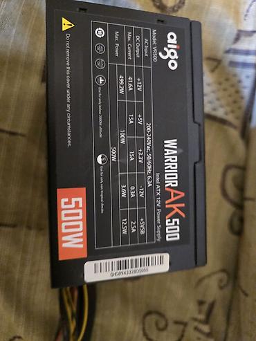 nokia 500: Məhsul: aigo Warrior AK500 (Model: VR500) – ATX12V kompüter enerji — 1