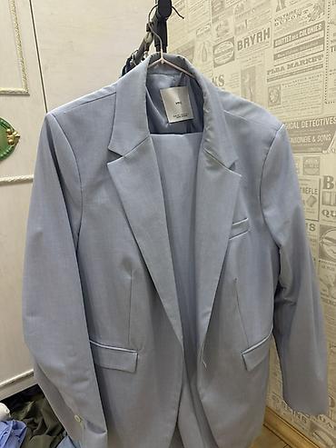 Костюмы: Mavi Açıq Rəngli Qadın Kostyum Dəsti (Blazer + Şalvar) - Model — 3