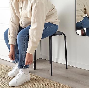 Оңдоп-түзөө жана курулуш: Табурет IKEA MARIUS, черный. (4 штуки) В специализированных магазинах — 3
