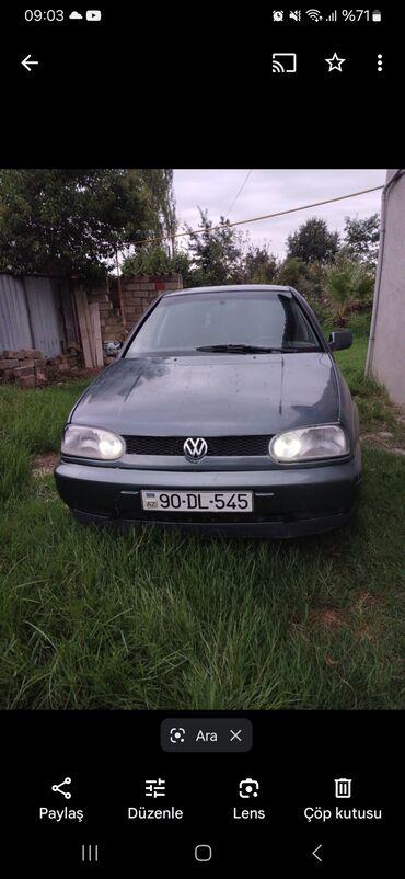 maşin satilir: Volkswagen Golf: 2 l | 1996 il Hetçbek