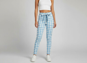 legginsy push up hit czy kit: PrettyLittleThing, Material trousers for women, size M
