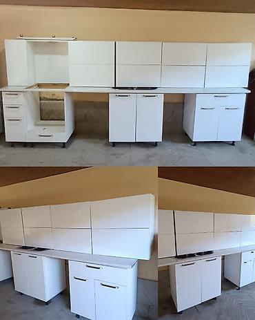 wmf: MDF mətbəx mebeli 400₼. Ölçü 3.77. Üzərində moyka verilir.Ünvann yeni — 1