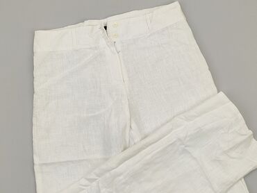 eleganckie bluzki do bialych spodni: Spodnie materiałowe, XL, stan - Zadowalający