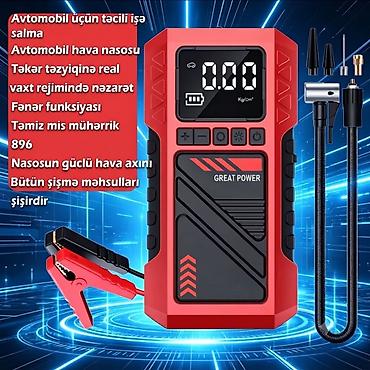 jump starter: Hava kompressorlu avtomobil mühərrik işəsalan (Emergency Power — 7