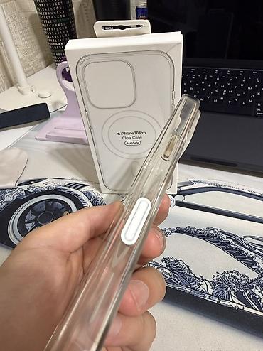 hile mobile: IPhone 16 pro clear magsafe case. Original apple ın kabrosudu. Ispace — 5