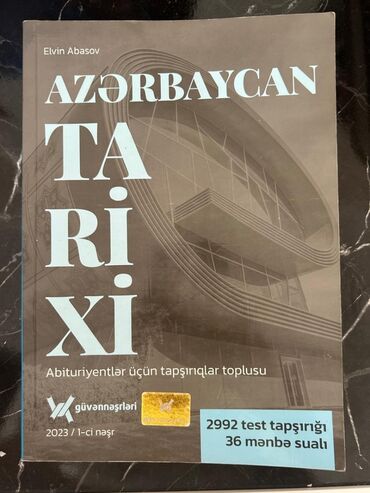 Testlər: Azərbaycan tarixi test toplusu Güvən İşlənməyib yenidir Çatdırılma lalafo.az -da Testlər: Azərbaycan tarixi test toplusu Güvən İşlənməyib yenidir Çatdırılma