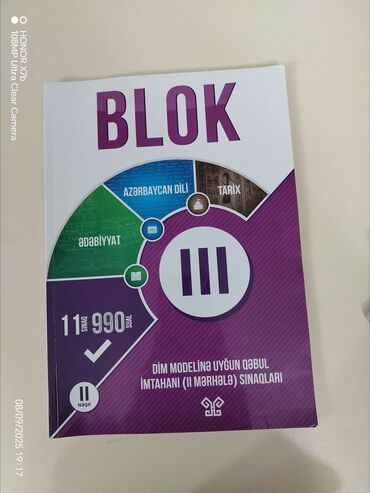 Testlər: 3 cü qrup blok testi