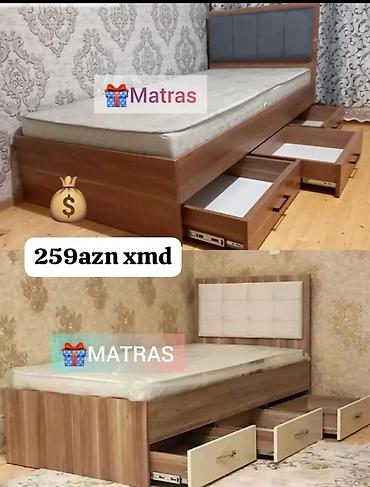 taxta pol: Yeni, Təknəfərlik çarpayı, Matras ilə, Siyirməli — 1