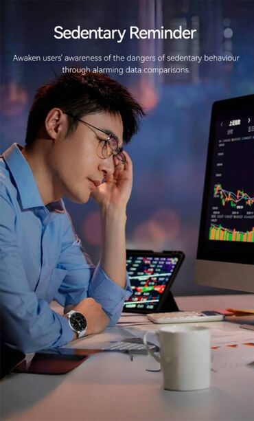 Ručni satovi: Nov pametni sat sa dva kaiša silikonskim i metalnim. Širina kaiša je — 7