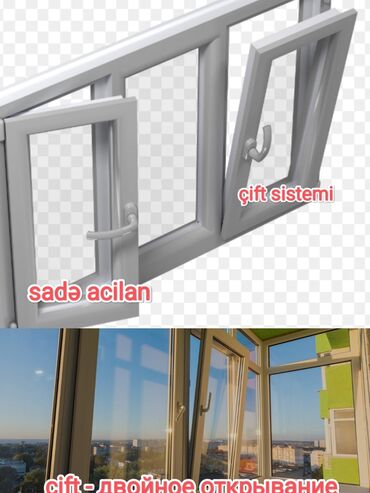 Pəncərələrin təmiri: Pəncərə və qapıların aydin-aşkar zədələnməsini təmir edirik, evdəki — 7