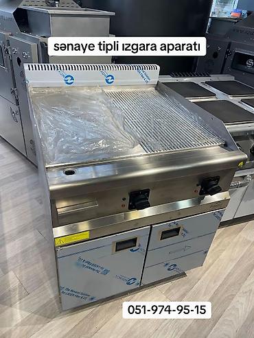 Оборудование для ресторанов, кафе: Sənaye tipli ızgara aparatı 3 faza Türkiyə istehsalı Atalay və — 1