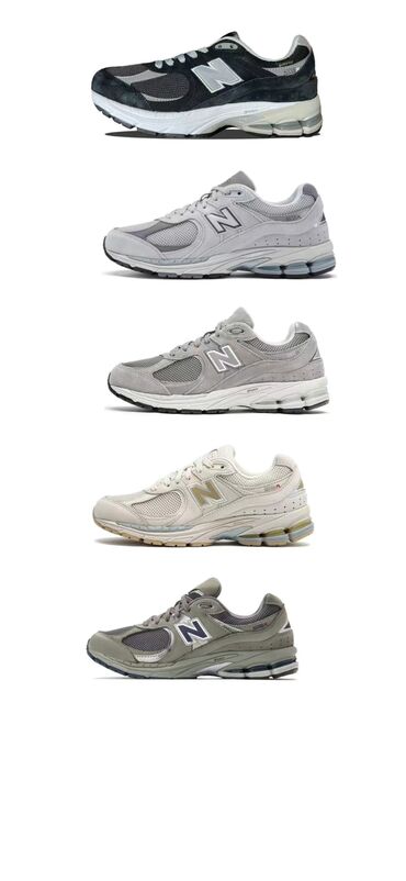 обувь для работы: Чистый оригинал серии n word 2002r Yuanzu серый классический серый