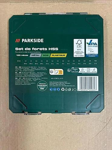 Burgije: Parkside set spiralnih burgija HSS – 130 delova - Višenamenski set za — 1