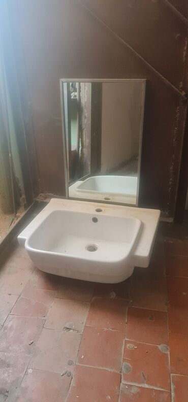 зеркало для ванной: Güzgü Divar üçün, Düzbucaqlı, Hamam üçün, Arxa işıqlı