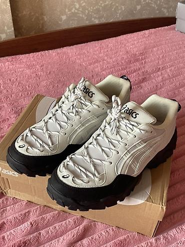 спортивный костюм россия: Мужские кроссовки, 42, Asics, Новый, цвет - Серый, Самовывоз, Бесплатная доставка, Платная доставка — 1