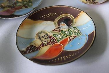 casa coca cola: UNIKATNI STARI KINESKI PORCELAN RUČNO BOJEN, KOMPLETAN SET | Veoma — 4