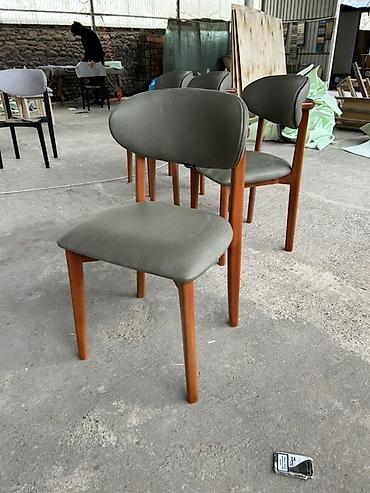 Sifarişlə oturacaqlar: Mətbəx üçün, Qonaq otağı üçün, Taxta, Parça, Türkiyə, 2 il zəmanət, Kredit yoxdur — 9