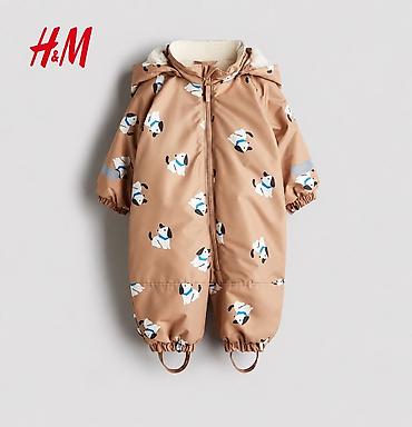 hello kitty: Детский зимний комбинезон H&M с принтом щенков 80см но — 1