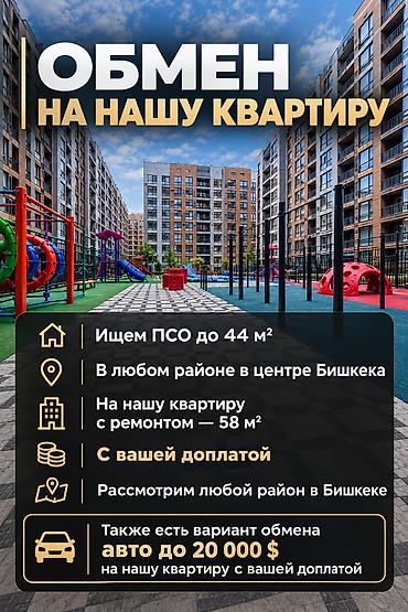 1 комната, 58 м², Технопарк Элитка, 7 этаж, Свежий ремонт