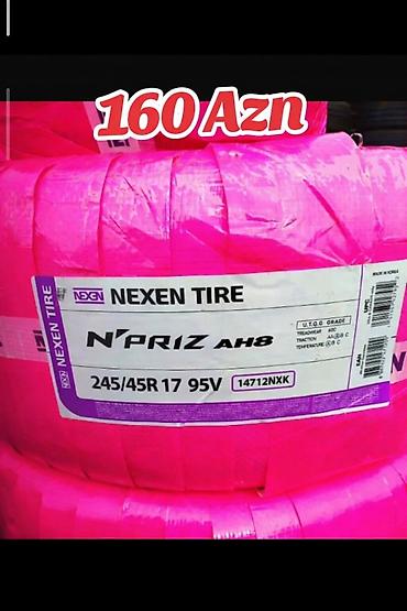 niva tekeri satilir: Nexen N’Priz AH8 avtomobil şini. - Ölçü: 245/45R17. - Yük/sürət — 4