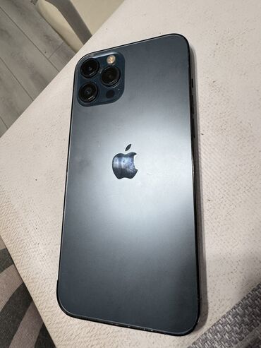 Apple iPhone: IPhone 12 Pro Max, Б/у, 256 ГБ, Синий, Защитное стекло, Чехол, Коробка
