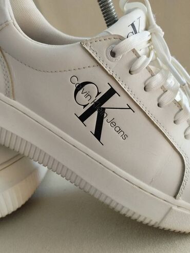 Women's Sneakers and athletic shoes: Calvin Klein, 38, bоја - Bela — 3