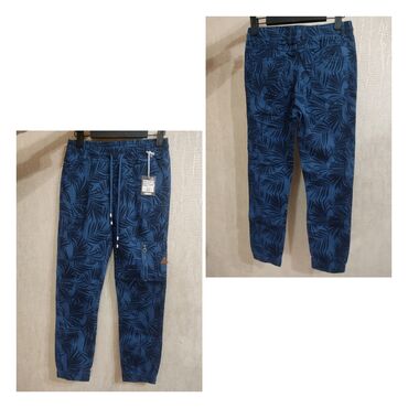 мужские брюки джинсы: Джинсы и брюки, цвет - Синий, Новый
