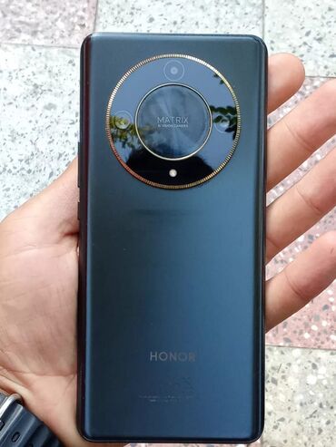 oyun telefonları: Honor X9b, 256 GB, rəng - Qara, Barmaq izi