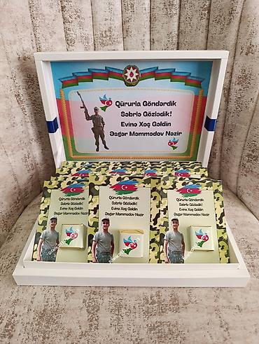 esger geyimi: Əsgər xonçasi sifarisle hazirlanir.Sifarisler en az 2-3 gun onceden — 1