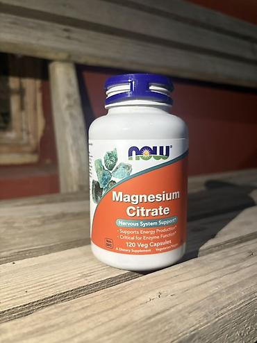 evalar vitamin c: Məhsul: NOW Magnesium Citrate – maqnezium sitrat əlavəsi — 1