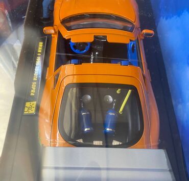 Avtomobil modelləri: Коллекционная модель Toyota Supra A80 Orange 1995 Jada Toys Art — 5